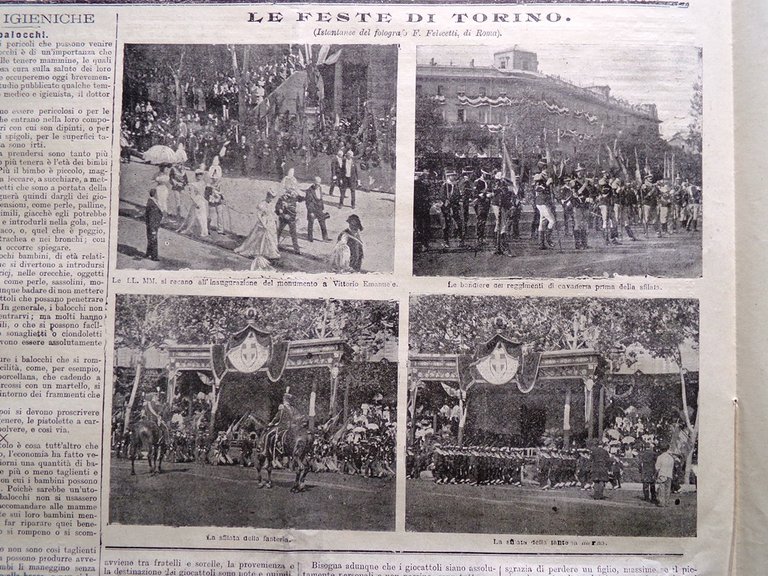La Tribuna Illustrata 24 Settembre 1899 Scontro Campoligure Manovre in …