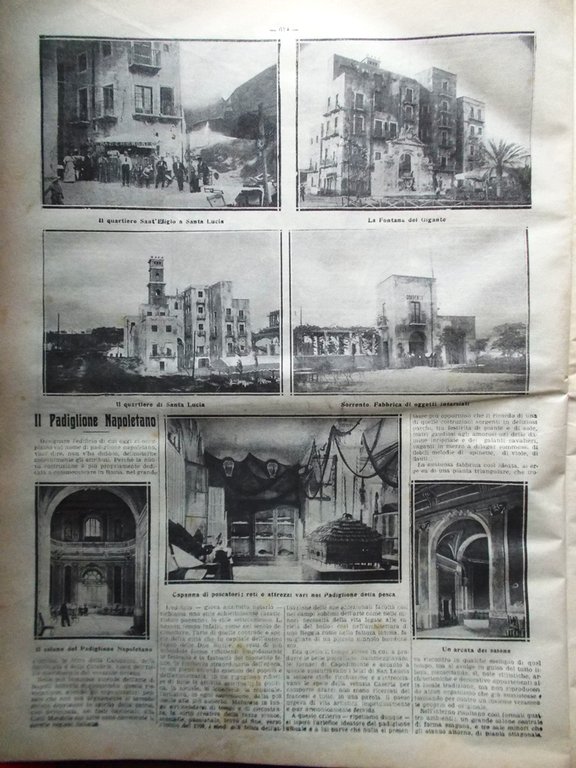 La Tribuna Illustrata 24 Settembre 1911 Etna Stolypin Raid Italia …