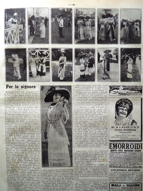 La Tribuna Illustrata 25 Agosto 1912 Elisabetta di Genova Jules …