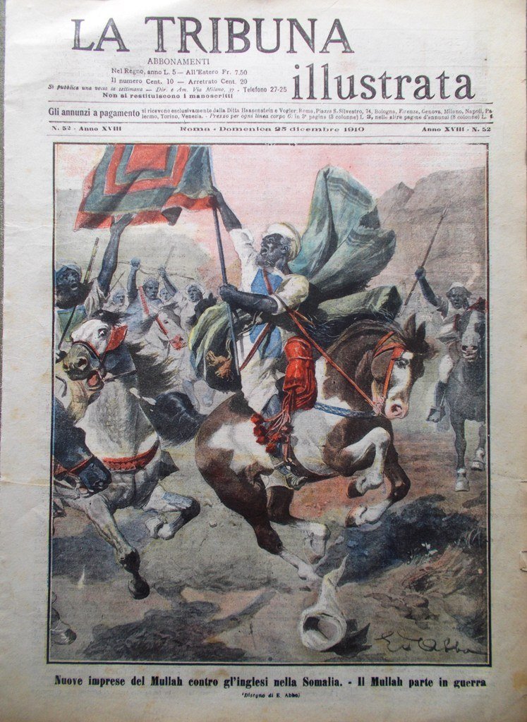 La Tribuna Illustrata 25 Dicembre 1910 Pergaud Graziani Giappone Somalia …