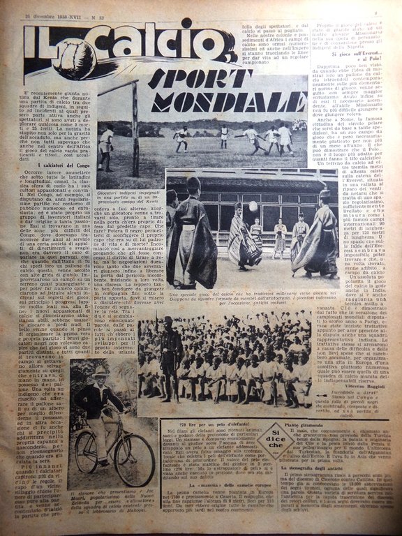 La Tribuna Illustrata 25 Dicembre 1938 Lauri Volpi Odori Russi …