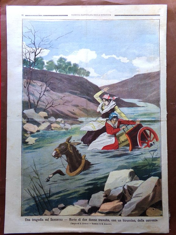 La Tribuna Illustrata 25 Febbraio 1900 Sarmiento Moreno Oblieght Vigliani …