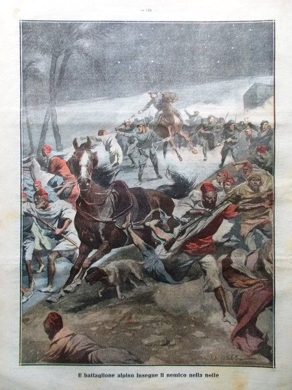 La Tribuna Illustrata 25 Febbraio 1912 Roujon Cherubini Spahis Sahara …