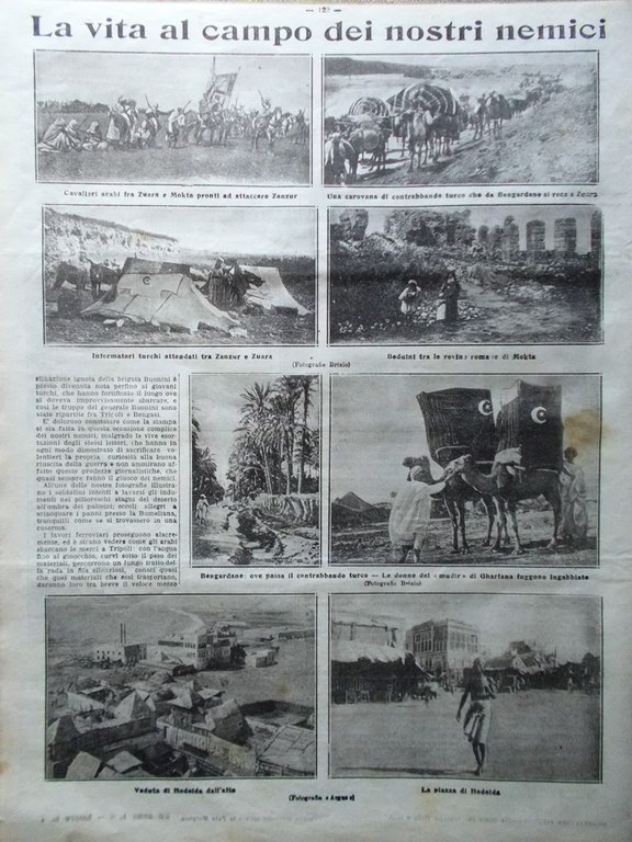 La Tribuna Illustrata 25 Febbraio 1912 Roujon Cherubini Spahis Sahara …