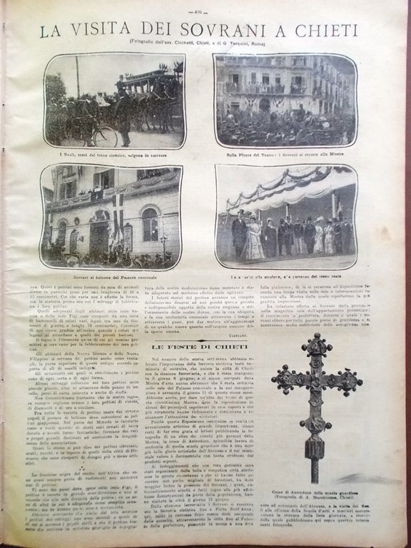 La Tribuna Illustrata 25 Giugno 1905 Diligiannis Svezia Norvegia Cudell …