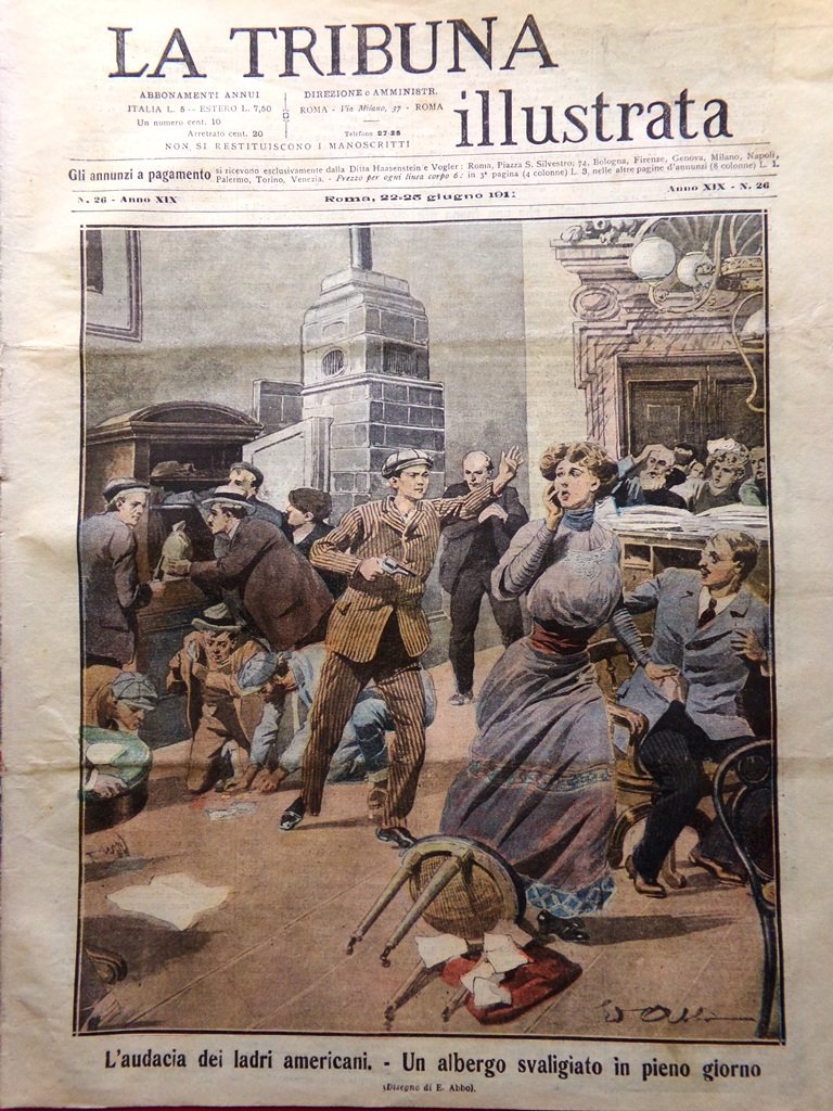 La Tribuna Illustrata 25 Giugno 1911 D'Annunzio Capponcina Genzano Frey …