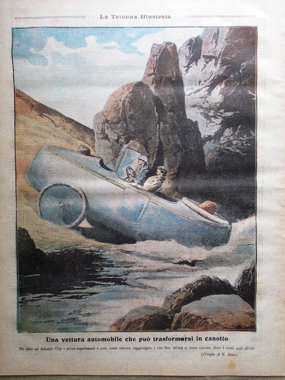 La Tribuna Illustrata 25 Luglio 1920 Beco Sudicio Somigli Conferenza …