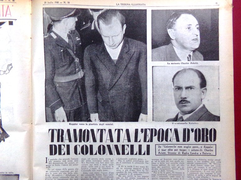 La Tribuna Illustrata 25 Luglio 1948 Attentato a Togliatti Donne … | Immagine Gallery 4