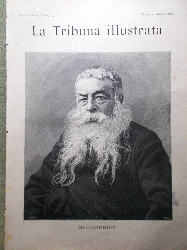 La Tribuna Illustrata 25 Maggio 1890 Feste di Maggio Meissonnier …