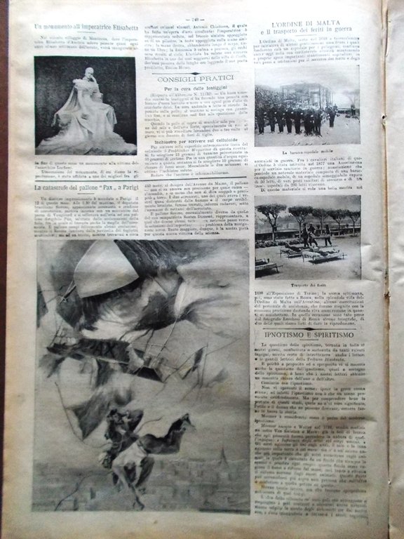 La Tribuna Illustrata 25 Maggio 1902 Eruzione in Martinica Malta …