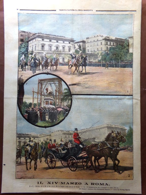 La Tribuna Illustrata 25 Marzo 1900 Cesare Batacchi Celio Canossa …