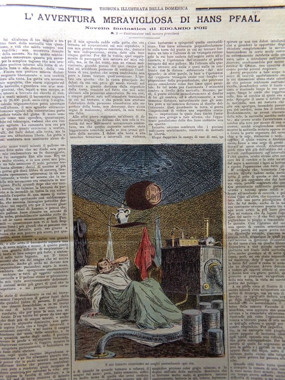 La Tribuna Illustrata 25 Marzo 1900 Cesare Batacchi Celio Canossa …