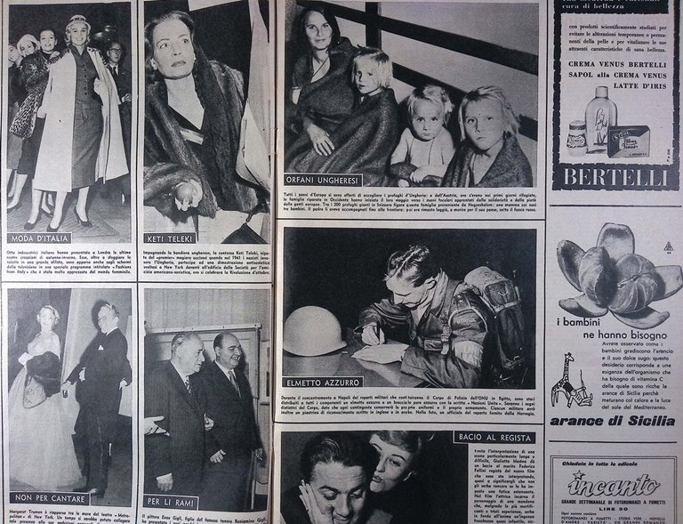 La Tribuna Illustrata 25 Novembre 1956 Deportazione in Ungheria Serra …