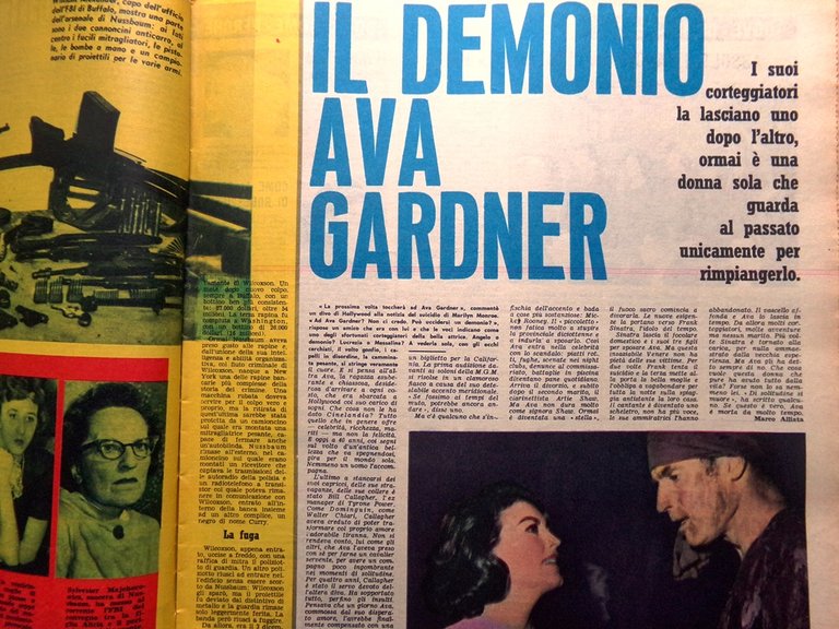 La Tribuna Illustrata 25 Novembre 1962 Dillinger Gardner Pascutti Wayne …