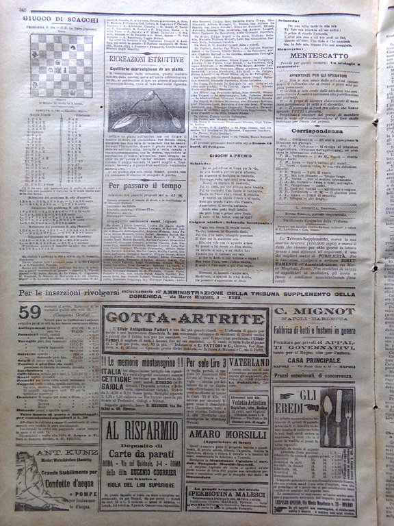 La Tribuna Illustrata 25 Ottobre 1896 Matrimonio Elena Principe di …