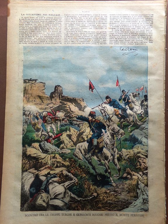 La Tribuna Illustrata 25 Ottobre 1903 Mastio Angioino Sovrani d'Italia …
