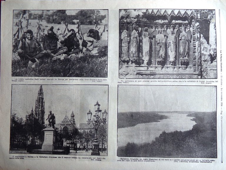 La Tribuna Illustrata 25 Ottobre 1914 WW1 Argentieri Zupelli Re … | Immagine Gallery 2