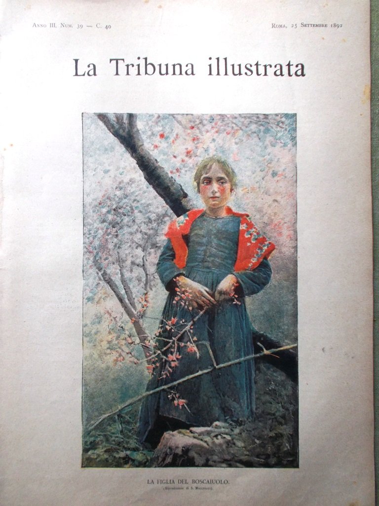 La Tribuna Illustrata 25 Settembre 1892 Cadore Pieve Ponte sul …