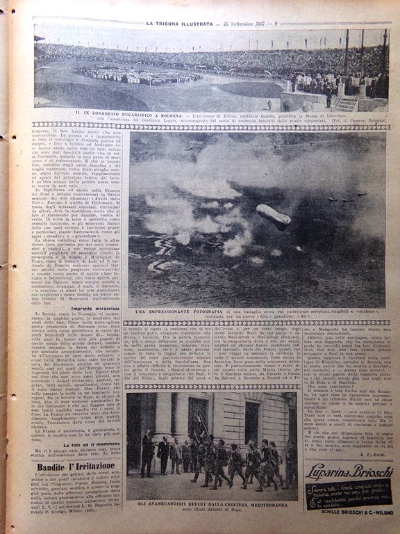 La Tribuna Illustrata 25 Settembre 1927 Lloyd Isadora Duncan Tifone …