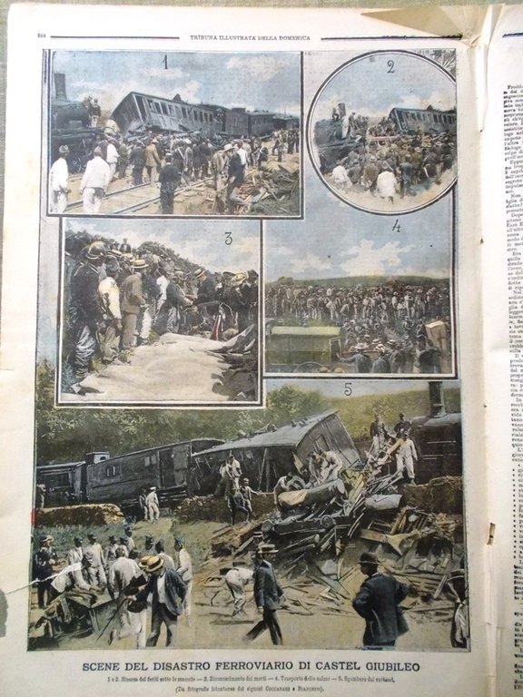 La Tribuna Illustrata 26 Agosto 1900 Sepoltura Umberto Brigante Viola …
