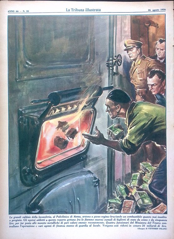 La Tribuna Illustrata 26 Agosto 1956 De Chirico Monumenti Williams …