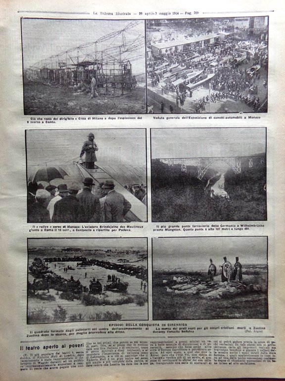 La Tribuna Illustrata 26 Aprile 1914 Centenario Napoleone Byron Derby …
