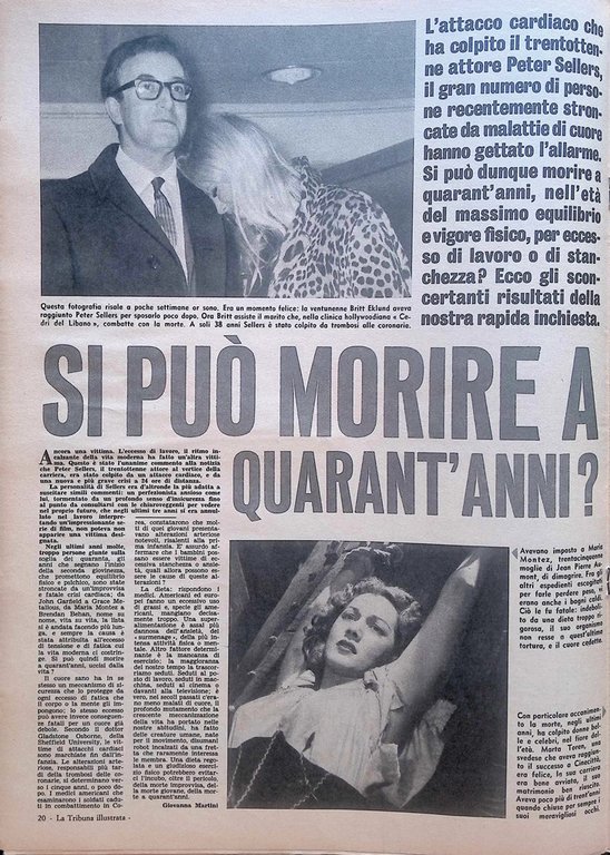 La Tribuna Illustrata 26 Aprile 1964 Ponte Maracaibo Fellini Peter …