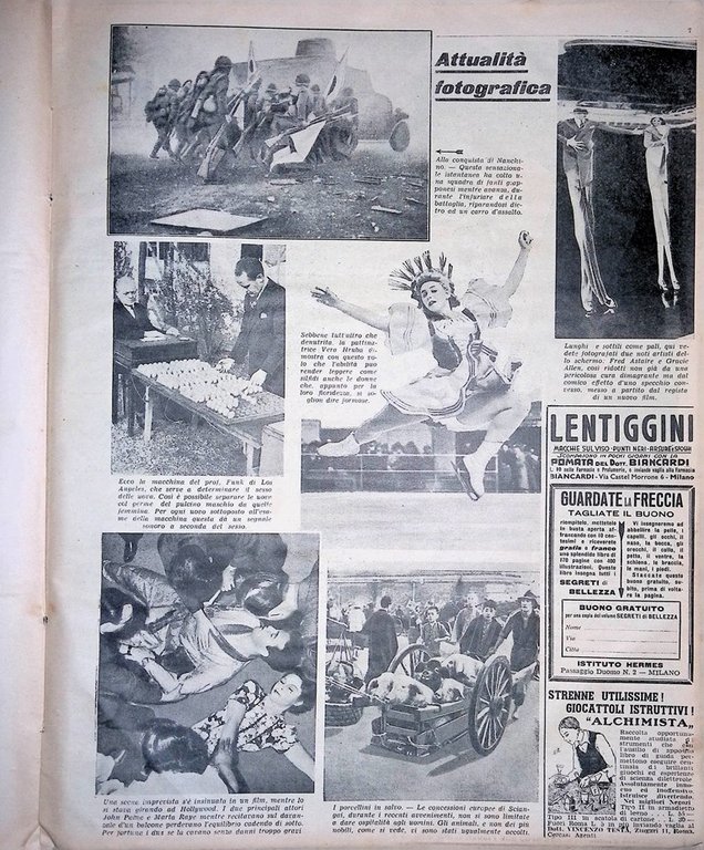 La Tribuna Illustrata 26 Dicembre 1937 Natali Storici Giappone Pescatrici …