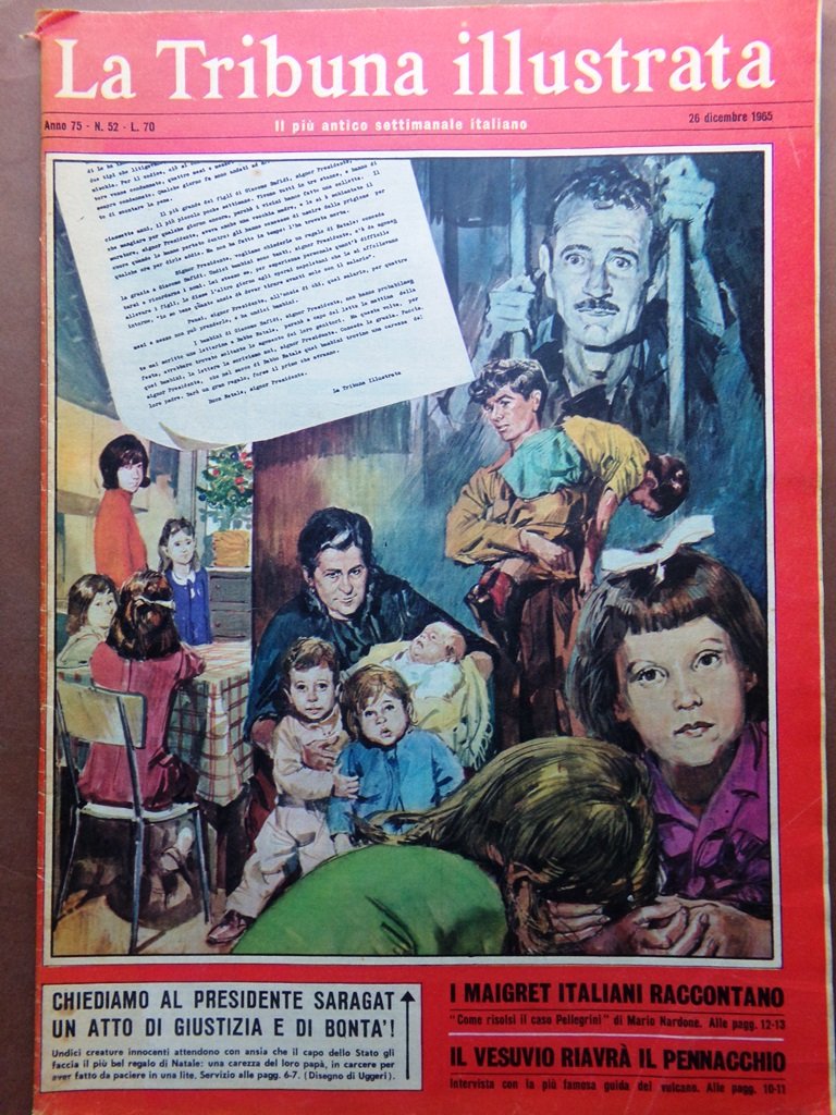 La Tribuna Illustrata 26 Dicembre 1965 Legione Straniera Nazzari Vesuvio …