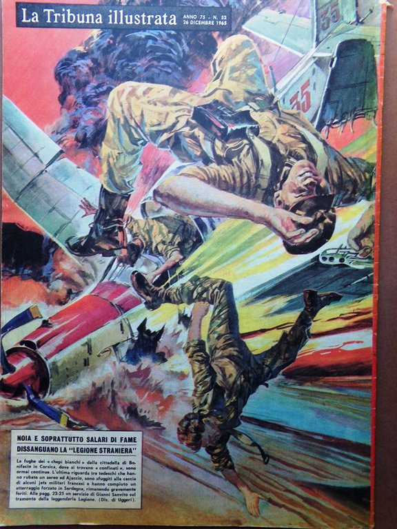 La Tribuna Illustrata 26 Dicembre 1965 Legione Straniera Nazzari Vesuvio …