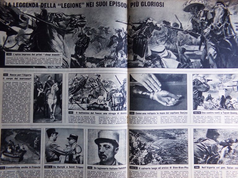 La Tribuna Illustrata 26 Dicembre 1965 Legione Straniera Nazzari Vesuvio …