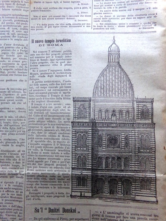 La Tribuna Illustrata 26 Febbraio 1893 Leone XIII Notarbartolo Ferdinando …