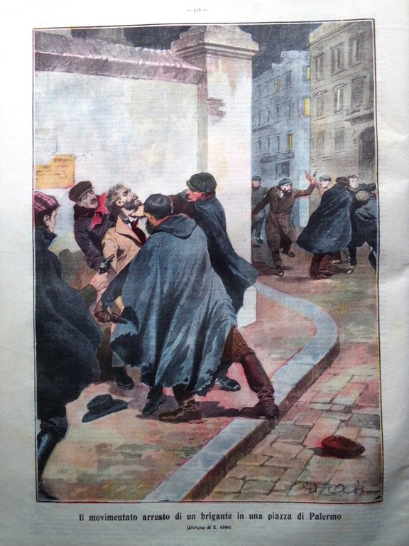 La Tribuna Illustrata 26 Febbraio 1911 Gare Aviazione Frana Messina …