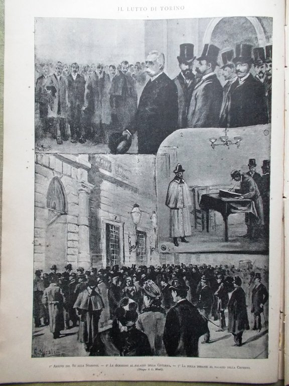 La Tribuna Illustrata 26 Gennaio 1890 Morte Amedeo Aosta Ripetta …