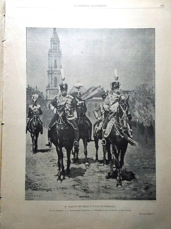 La Tribuna Illustrata 26 Giugno 1892 De la Forge Guglielmo …