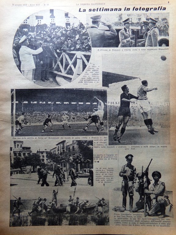 La Tribuna Illustrata 26 Giugno 1938 Gustavo V Mietitura Pirro …