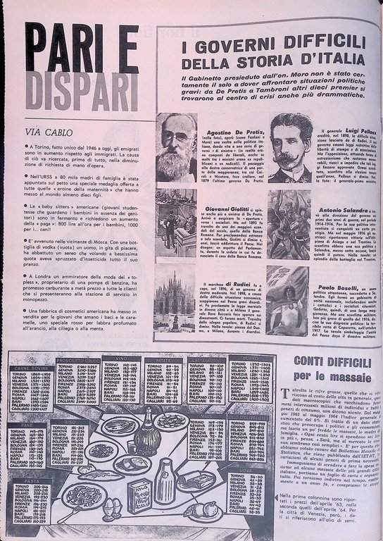 La Tribuna Illustrata 26 Luglio 1964 Aiguille Thyssen Goldwater Harding …