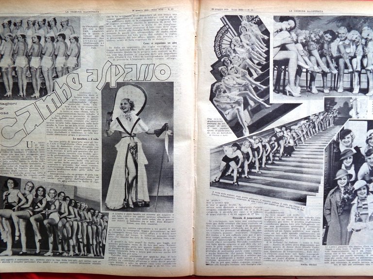 La Tribuna Illustrata 26 Maggio 1935 Schiavitù Etiopia Nome Papa …