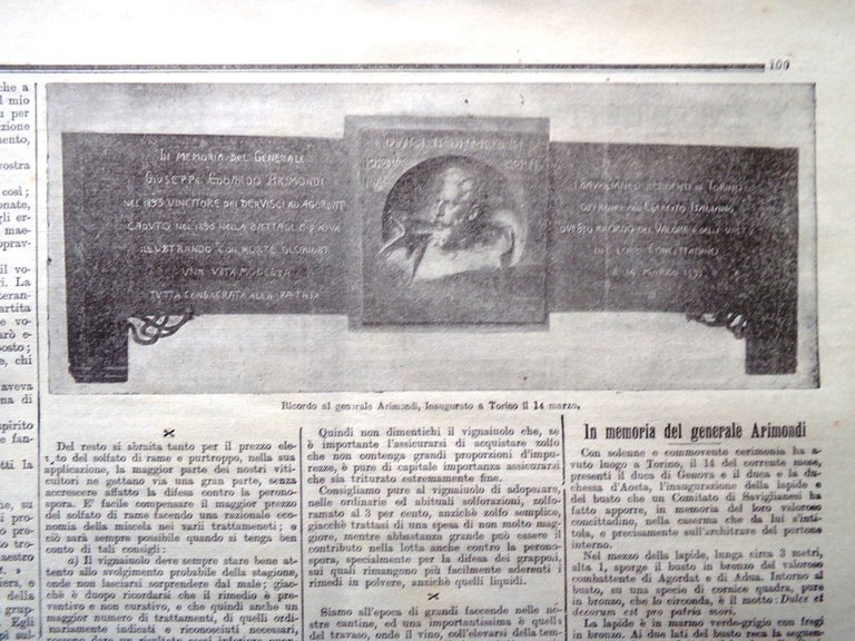 La Tribuna Illustrata 26 Marzo 1899 Arimondi Falsari Siena Filippine …