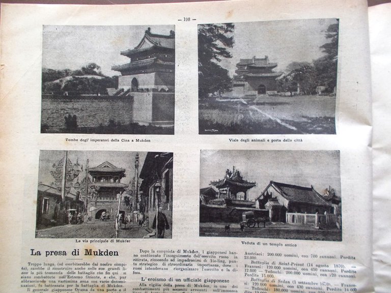 La Tribuna Illustrata 26 Marzo 1905 Presa Mukden Taormina Lucca …