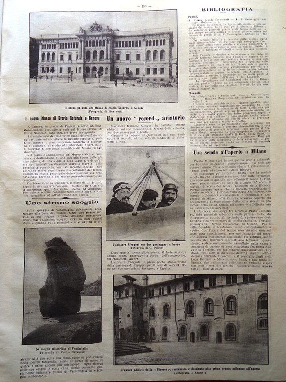 La Tribuna Illustrata 26 Marzo 1911 Ciclone Viareggio Cei Cascella …