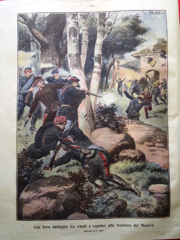 La Tribuna Illustrata 26 Marzo 1911 Ciclone Viareggio Cei Cascella …