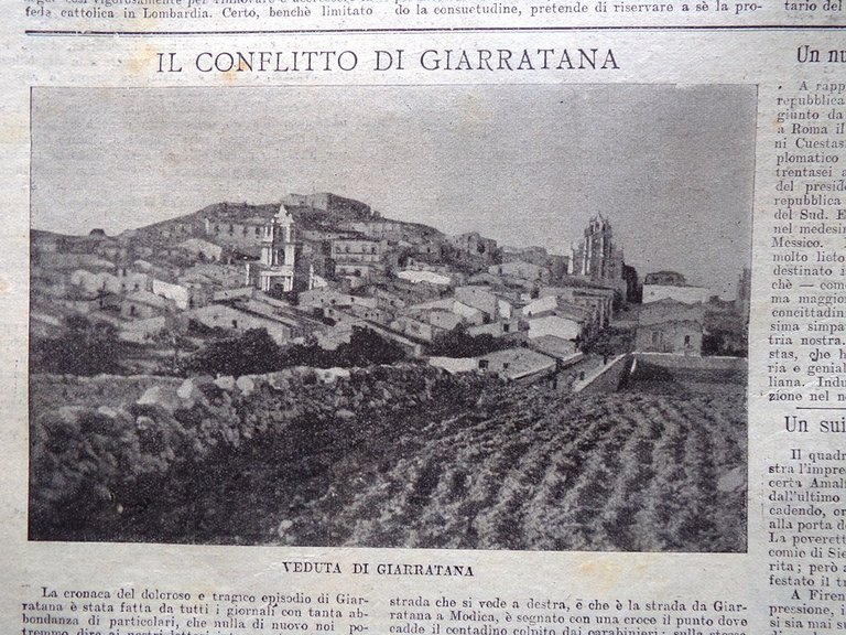 La Tribuna Illustrata 26 Ottobre 1902 Giarratana Figlie Maria Terra …