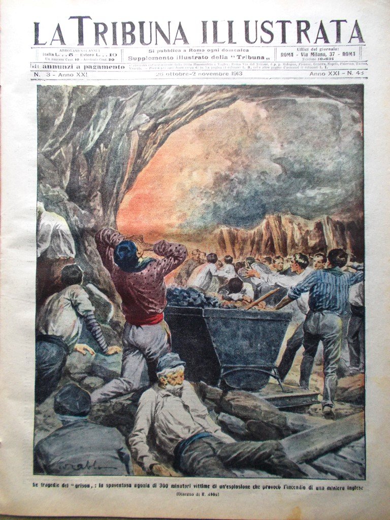 La Tribuna Illustrata 26 Ottobre 1913 Palatino Boni Elena Francia …
