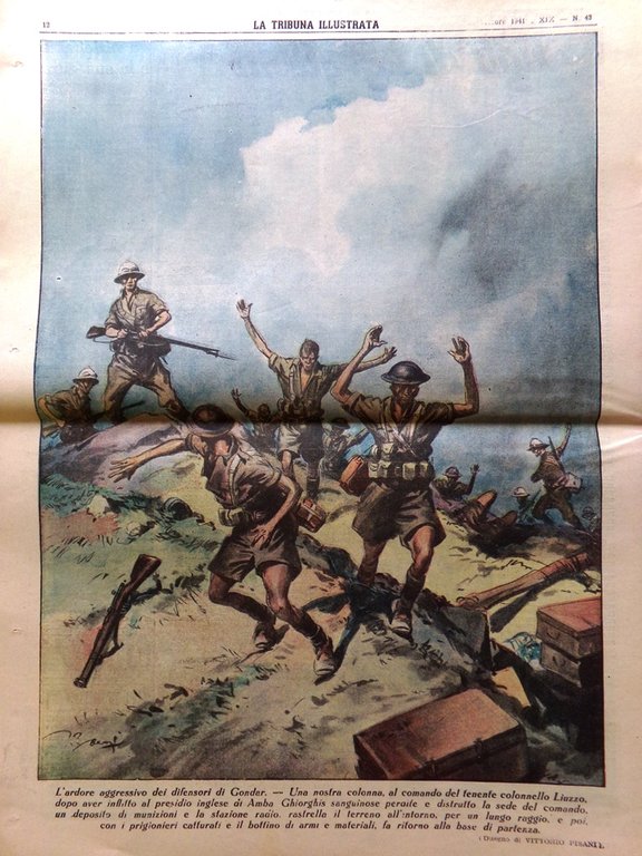 La Tribuna Illustrata 26 Ottobre 1941 WW2 Croazia Conquista Russia …