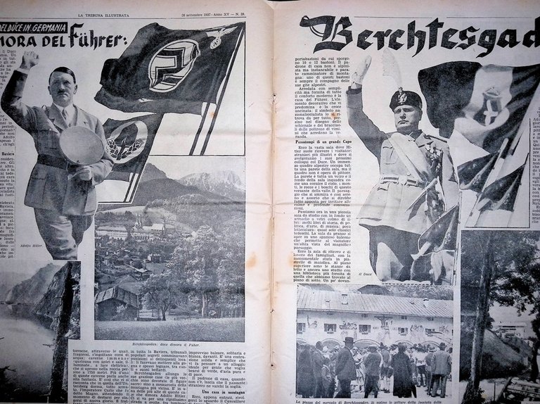 La Tribuna Illustrata 26 Settembre 1937 Berchtesgaden Palestina Maghi del …