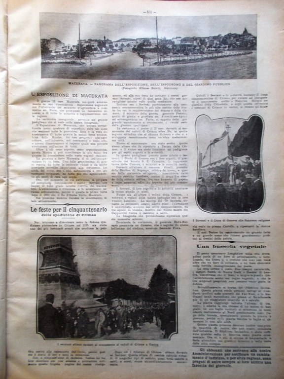 La Tribuna Illustrata 27 Agosto 1905 Linda Murri Grammichele Eclisse …