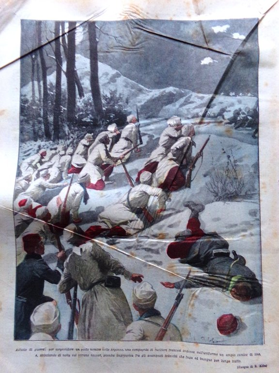 La Tribuna Illustrata 27 Dicembre 1914 WW1 Natale nel Quarnaro …