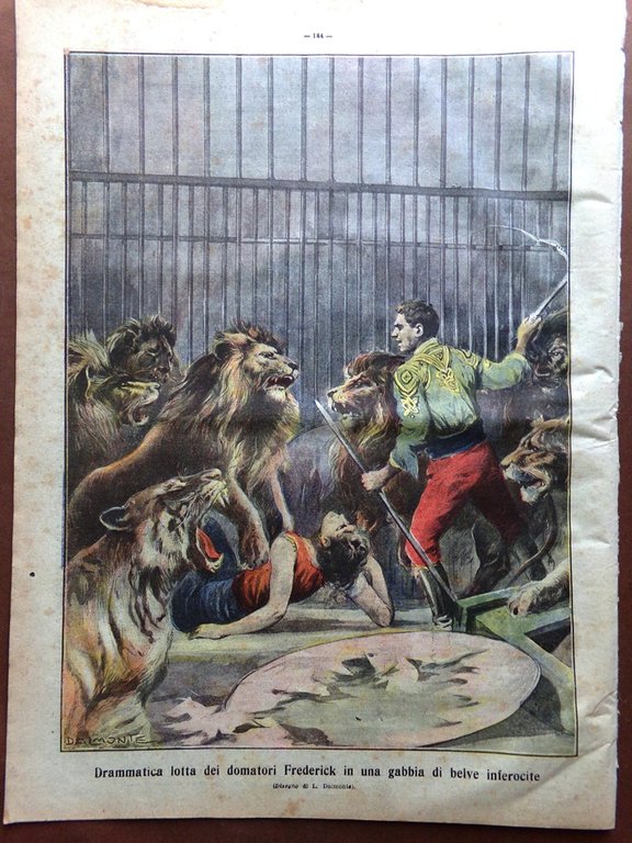 La Tribuna Illustrata 27 Febbraio 1910 Duca Abruzzi Karakorum Centenario …