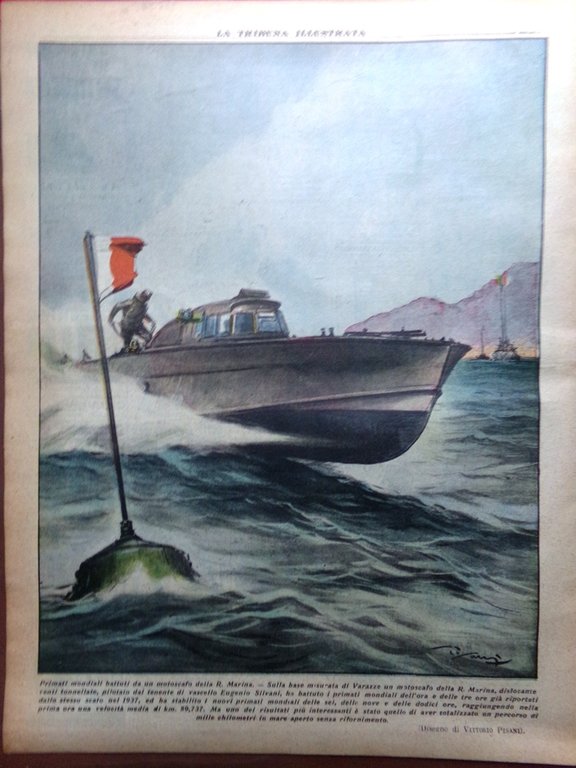 La Tribuna Illustrata 27 Febbraio 1938 Abba Calcio Albergo Filchner …